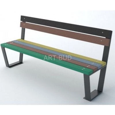 Ławki parkowe miejskie z tworzywa Novara 0163TS