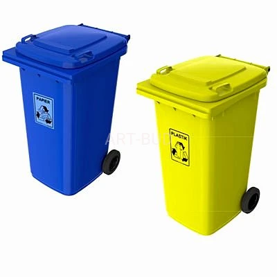 Pojemnik do segregacji odpadów PE 120 lub 240 litrów 