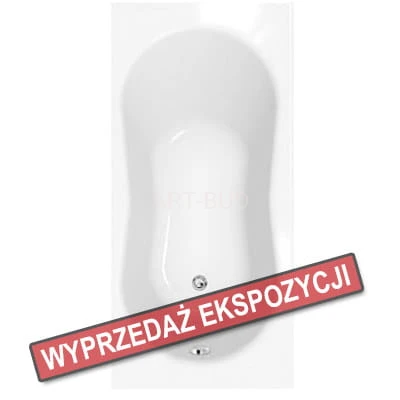 Wanna prostokątna akrylowa Nike  160 x 70 x 45 Cersanit 