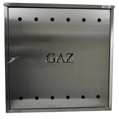 Szafka gazowa skrzynka ze stali nierdzewnej inox 60x60x25 cm 