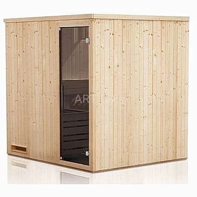 Fińska sauna wewnętrzna  194 x 144 cm na 3 osoby Megiw