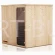 Sauna  fińska wewnętrzna  194 x 175 cm na 3 osoby Megiw
