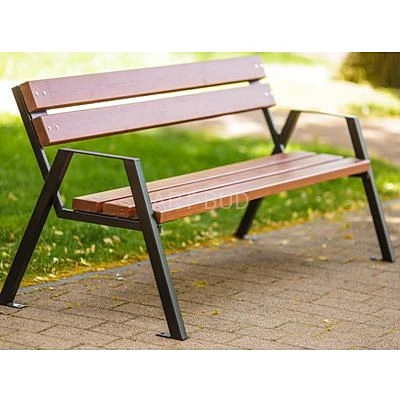 Ławka parkowa metalowa ogrodowa Horus