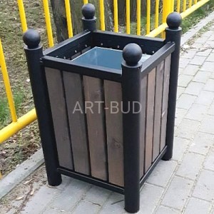 Kosz na śmieci RETRO osiedlowy uliczny parkowy