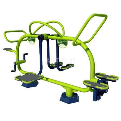 Siłownie dla dzieci zewnętrzne urządzenie Kombo 4w1