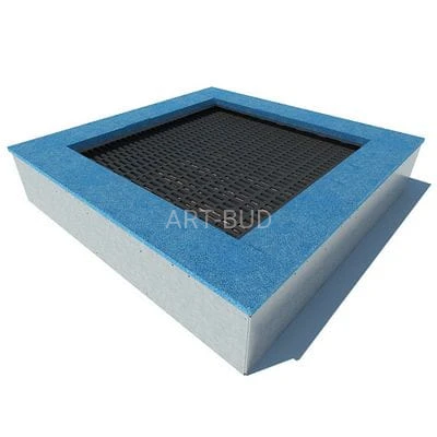 Trampolina na plac zabaw  kwadratowa 1M-T150S