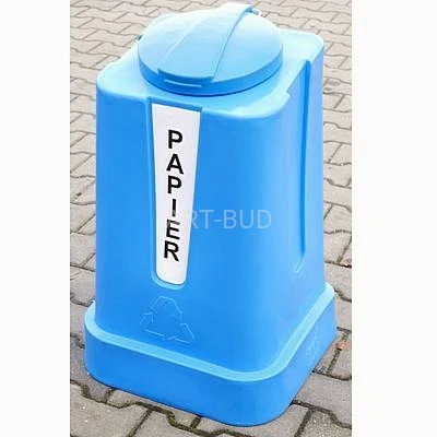 Pojemnik do segregacji z klapą 120l  Kolory JFC