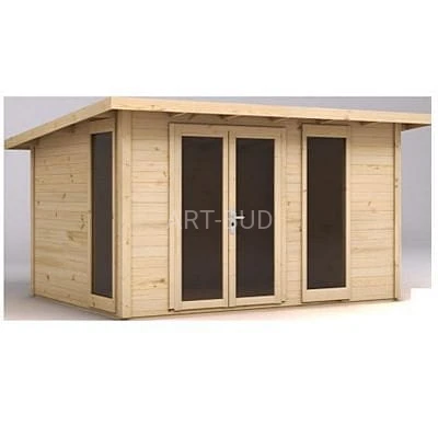 Altana domek drewniany  350 x 250 cm 8,4 m2   Karmnik2 