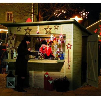 Domek handlowy drewniany IRYS 