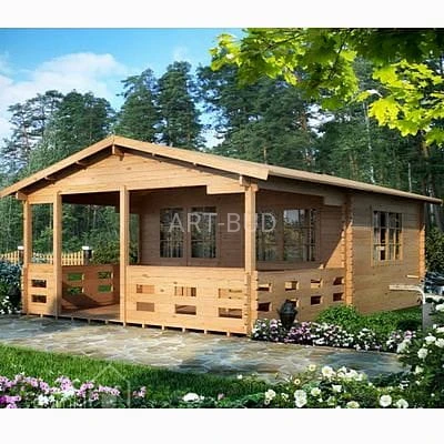 Drewniany domek letniskowy Olga 17,5 +13,5 m2