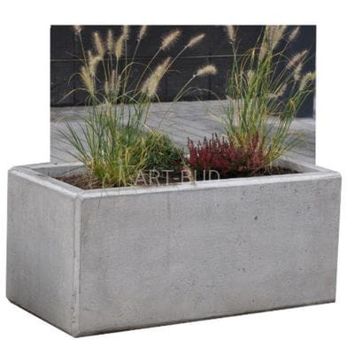 Donica betonowa prostokątna z betonu architektonicznego 100x50x45 cm