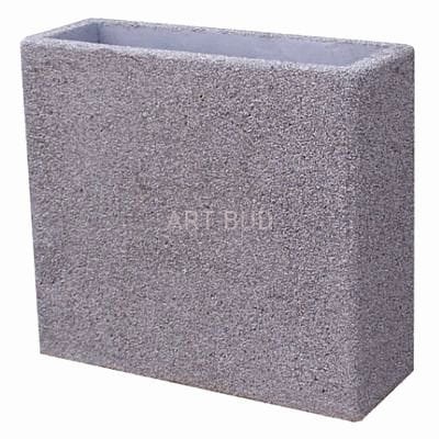 Donica betonowa z betonu płukanego prostokątna 110 x 40 x 100 cm