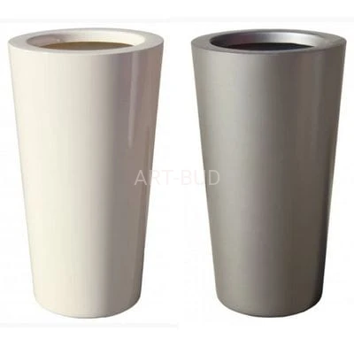 Donica klasyczna mrozoodporna z fiberglass seria STOŻEK