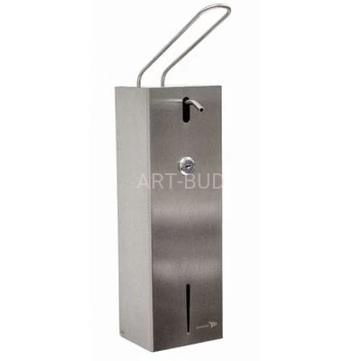 Dozownik łokciowy mydła płynu do dezynfekcji w opcji ze stojakiem