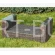 Zestaw mebli ogrodowych z technorattanu KORSYKA