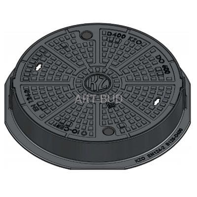 Właz kanałowy żeliwny okrągły  klasy D400  KZO