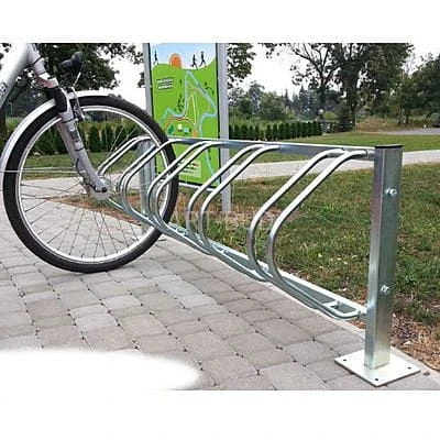 Stojak na rowery ECHO-5 PION stalowy ocynkowany 3-4-5 stanowisk
