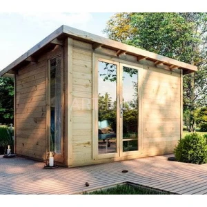 Domek drewniany altana  350 x2 50 cm 8,4 m2   Karmnik 1 