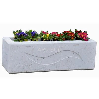 Donica prostokątna z betonu architektonicznego