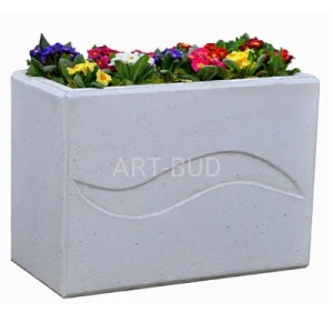 Donica z betonu architektonicznego prostokątna
