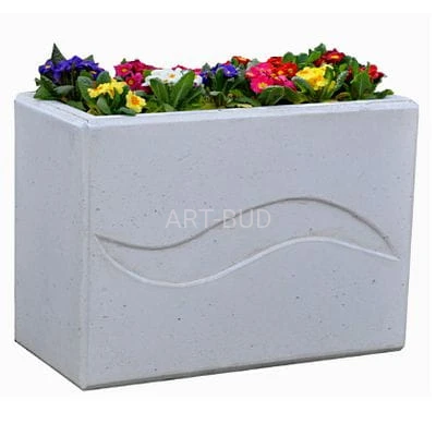 Donica z betonu architektonicznego prostokątna