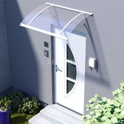 Daszek nad drzwi wejściowe z aluminium Olor 