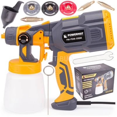 Agregat malarski elektryczny pistolet do malowania PM-PDM-550M Powermat