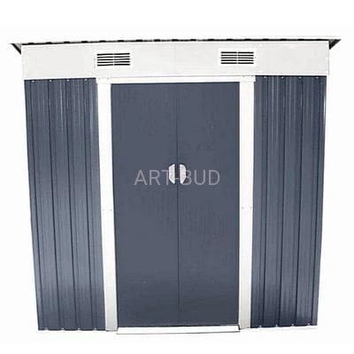 Domek ogrodowy narzędziowy blaszany HECHT 4 x 6 PLUS 