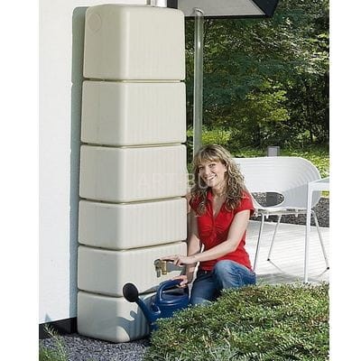 Zbiornik na wodę deszczową dekoracyjny SEINE 300 litrów 