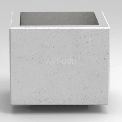 Kosz uliczny z betonu architektonicznego 50 l Relax Deco