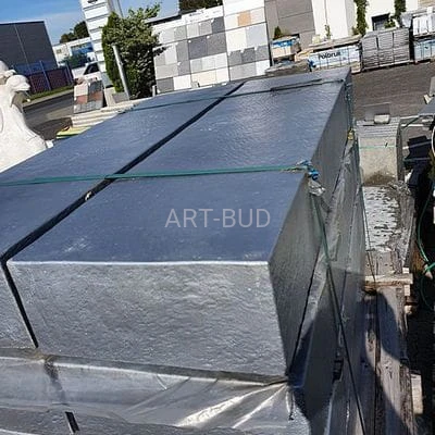 Stopnie blokowe schodowe Romantica kolor Perła stalowo-srebrna