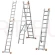 Drabina  Dubilo Monto Krause rozstawno-przystawna wys. robocza 5.25 lub 6.85 m