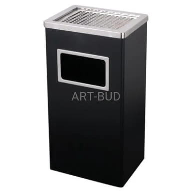 Koszopopielnica prostokątna czarna 