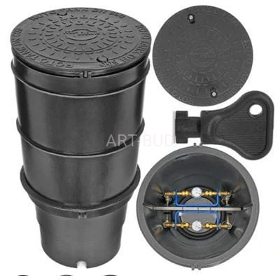 Studzienka wodomierzowa RT DN600 x 1200 mm zamykana na klucz lub z pierścieniem