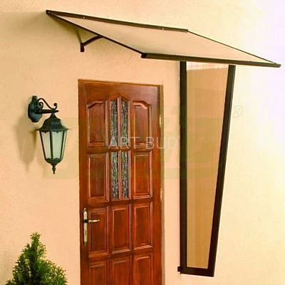Daszek nad drzwi wejściowe poliwęglanowy Standard 120 lub 160  wymiary 120/160x85x38 cm