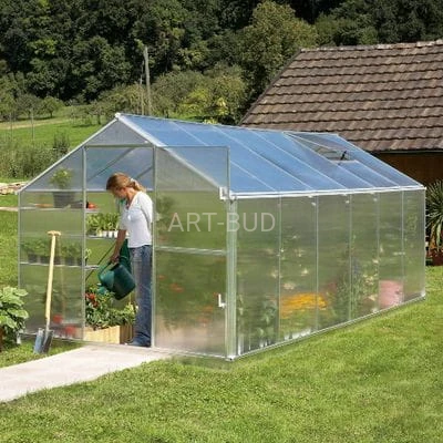 Szklarnia ogrodowa aluminiowa 10.3 m2 poliwęglan Gutta F6