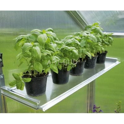 Półka do szklarni aluminiowa z wypełnieniem poliwęglanem Gutta 