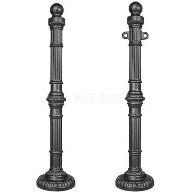 Słupek uliczny żeliwny blokujący  ogrodzeniowy GI  106 cm podstawa 23,5 cm