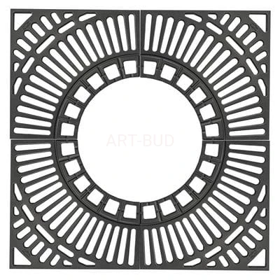 Krata pod drzewo ochronna żeliwna Kwadratowa 125