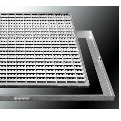 Wycieraczka zewnętrzna oczkowa ząbkowana ocynkowana M4M w ramce metalowej Ferroplast 