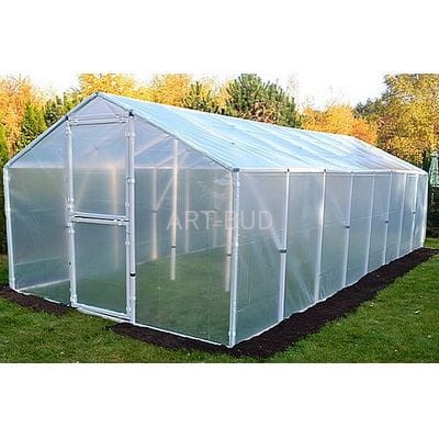 Szklarnia foliowa tunel 11.1 m2 na stelażu PVC 283 x 393 cm PFT Ogórek
