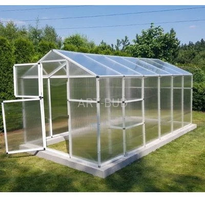 Szklarnia ogrodowa 4.2 m2 z poliwęglanu  210 x 204 cm Premium Pomidor PFT