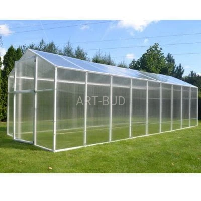 Szklarnia ogrodowa 12.7 m2 z poliwęglanu  210 x 606 cm Premium Pomidor 