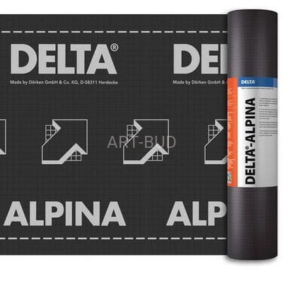 Wysokoparoprzepuszczalna membrana dachowa Delta Alpina