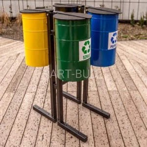 Kosz do segregacji odpadów  4 x 30 l Koniczyna
