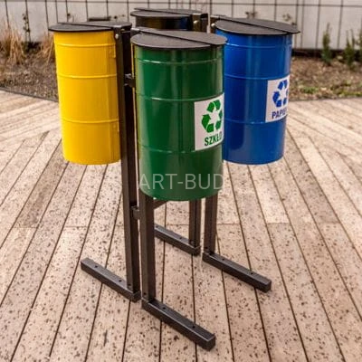 Kosz do segregacji odpadów  4 x 30 l Koniczyna