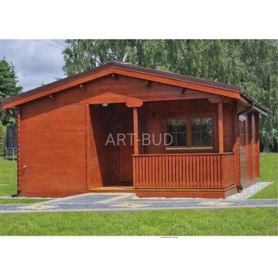 Drewniany domek letniskowy Lena II 35 + 7 m2