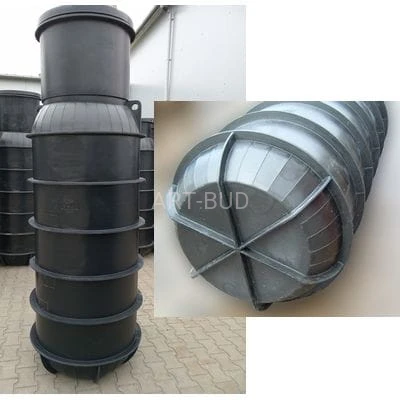 Obudowa przepompowni ścieków OP800/2,2 z teleskopem i pokrywą