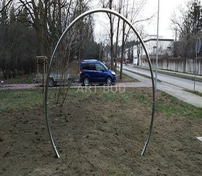 Kurtyna wodna o kształcie niepełnego koła wysokociśnieniowa