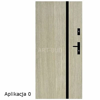 Drzwi zewnętrzne metalowe 75 Plus KMT Aplikacja